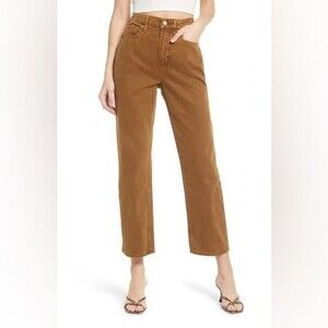 Good American 90’s Duster Straight Leg Jeans in Bronze01 Women’s 8/29